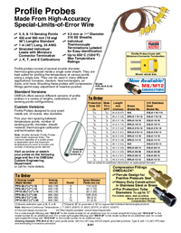 Thumbnail of document Data Sheet - PP6 Thermocouple Temperature Profile Probes